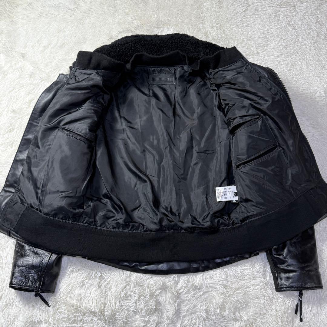極美⭐️Liugoo Leathers ブラックレザー ライダースジャケット G1