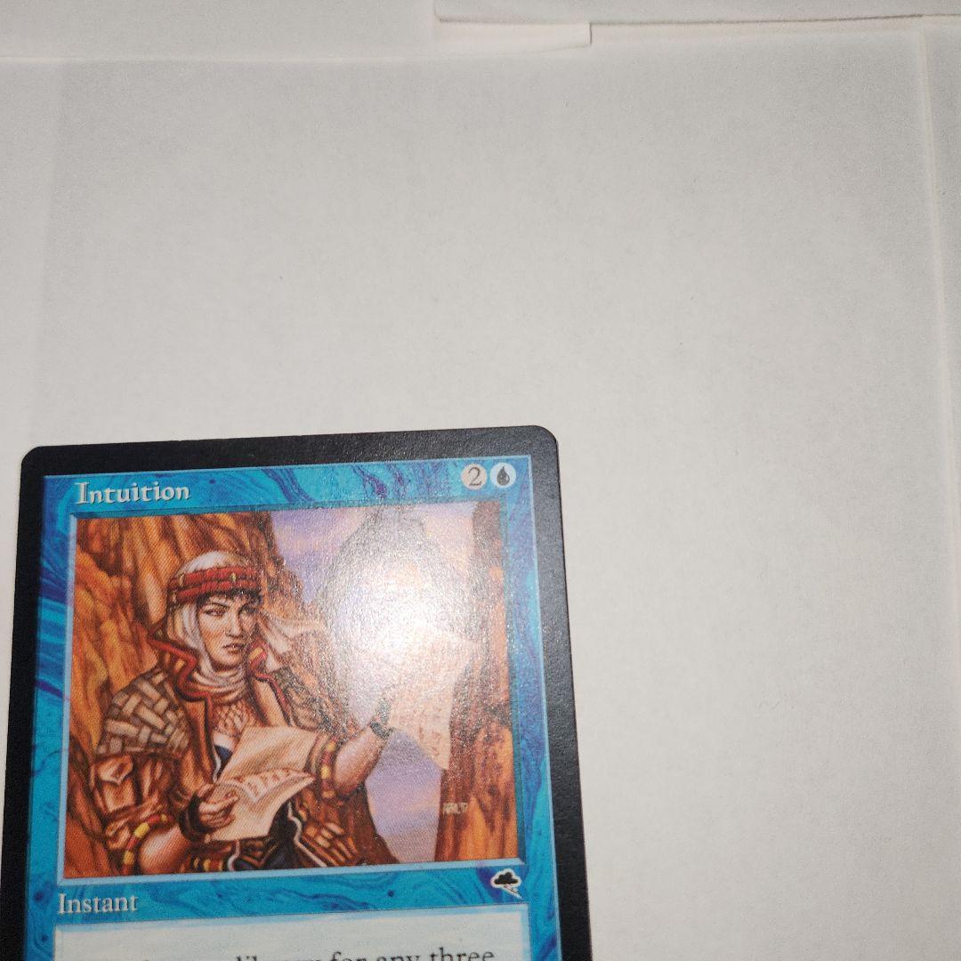 再録禁止カード　直観　英語版　テンペスト　MTG　マジック:ザ・ギャザリング