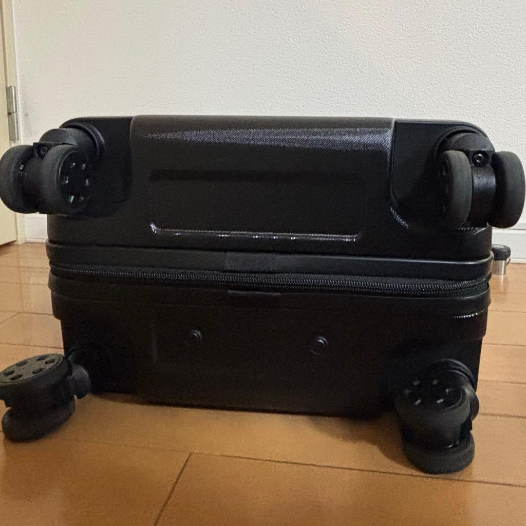 無印良品　バーを自由に調節できる　ハードキャリーケース 36L黒