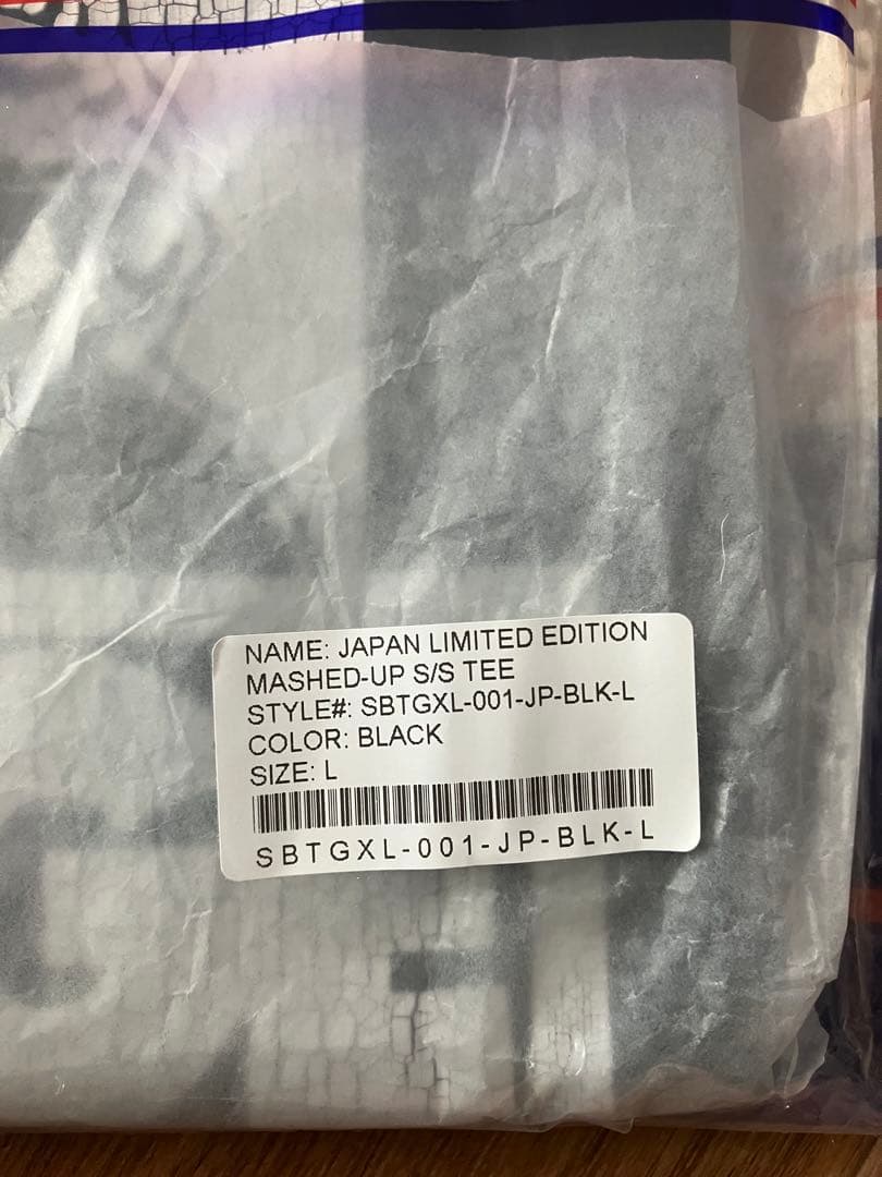 トップス XLARGE SABOTAGE MASHED-UP S/S TEE BLACK