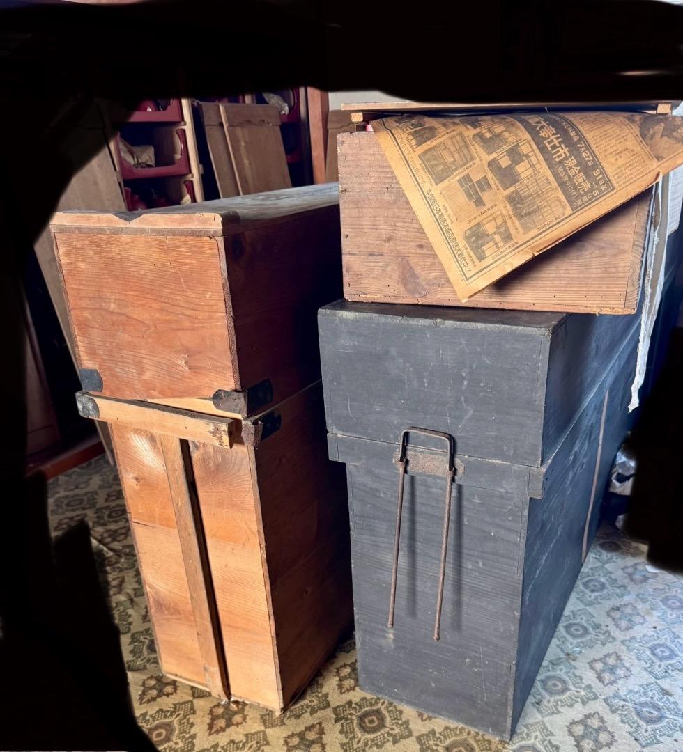 金沢製 金箔屏風 二曲一双 約100年前 美品