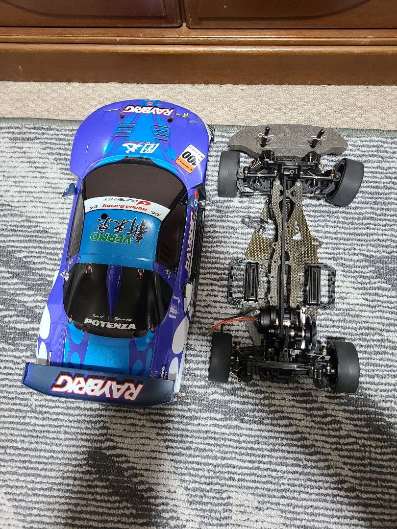 タミヤラジコン　TA04PROカーボンシャーシフルベアNSXボディ付き