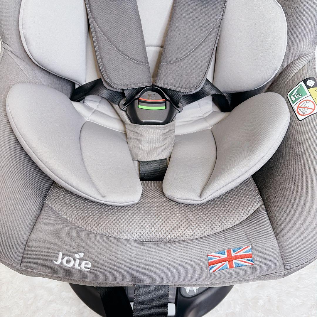 美品【Joie】チャイルドシート アイ・アーク360°キャノピー付／グレー