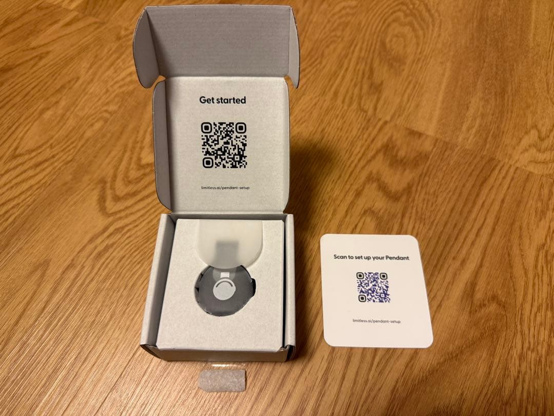 新品未使用、Limitless AI pendant ペンダント