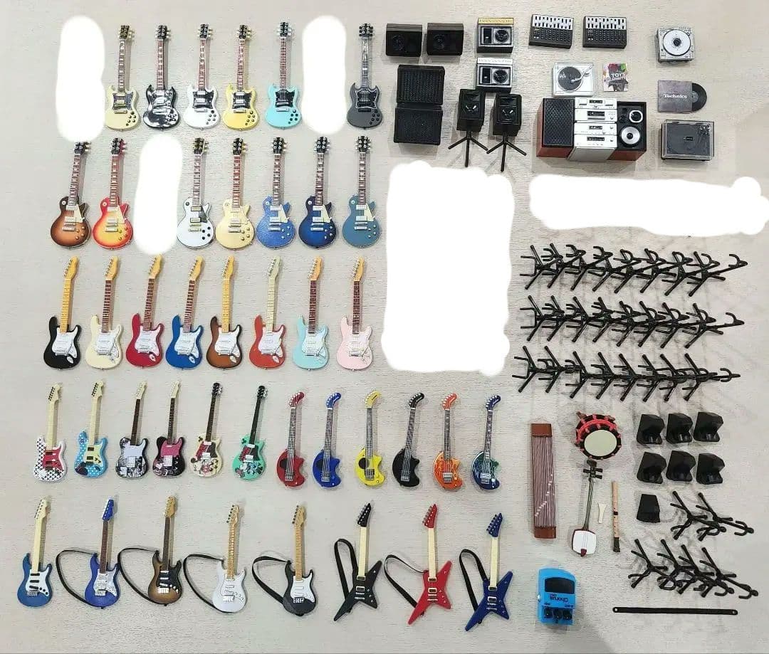 ギター　フィギュア　コレクション　バラ売り対応します