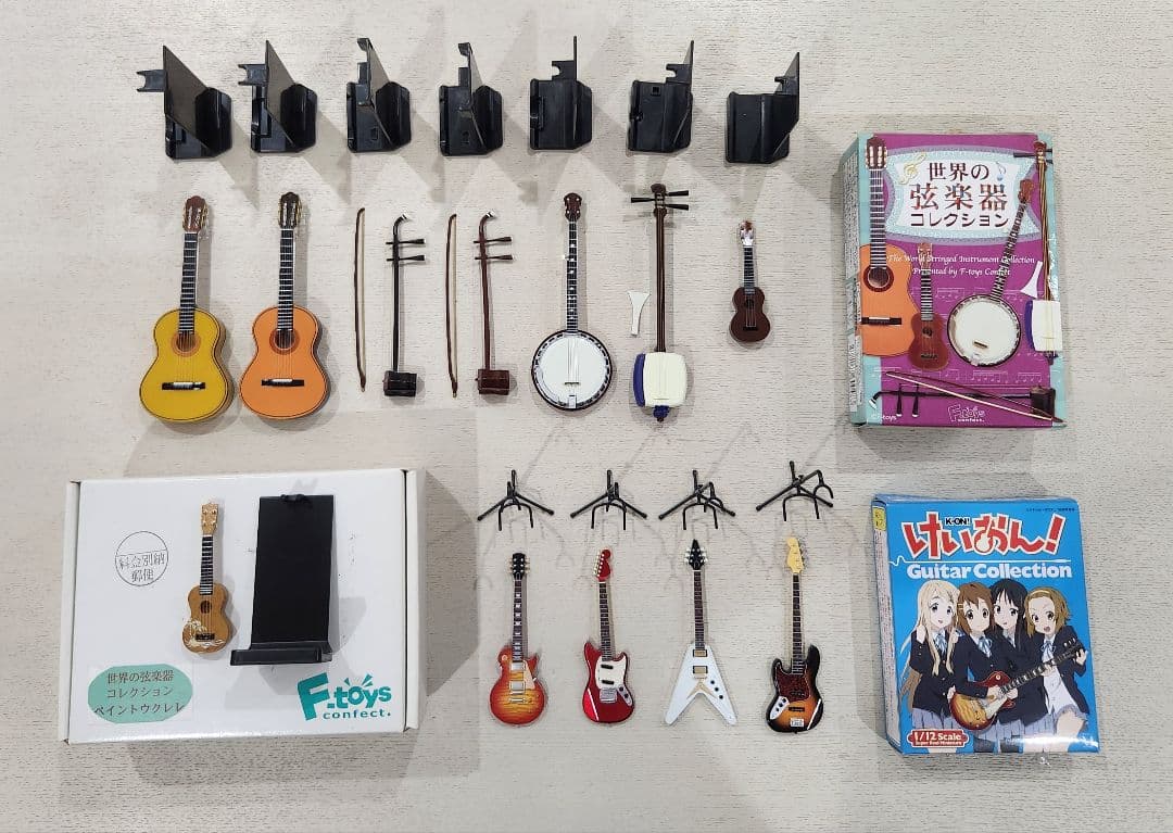 ギター　フィギュア　コレクション　バラ売り対応します