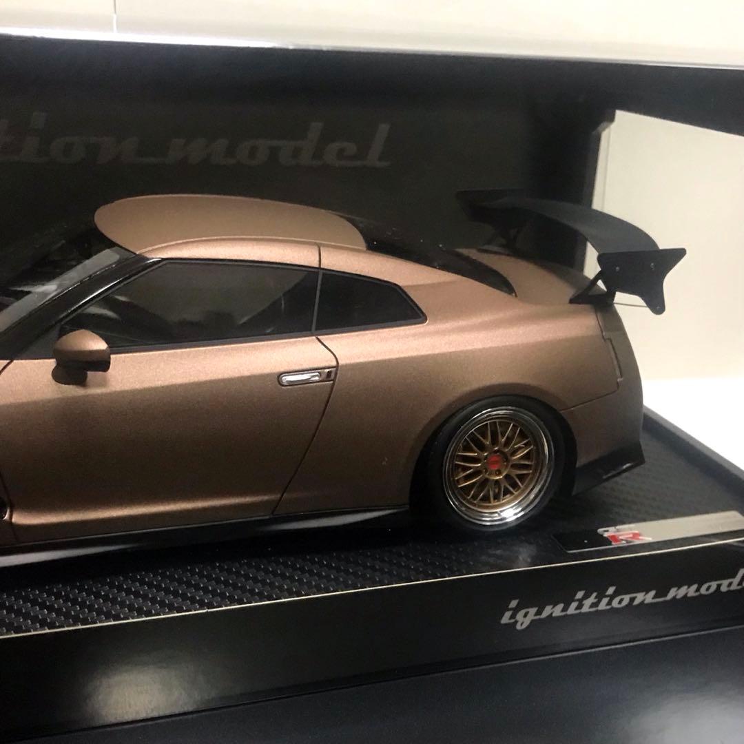 イグニッションモデル 1/18 日産 GT-R (R35) マットブラウン