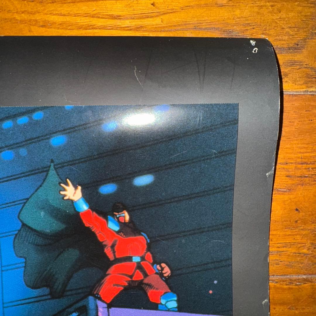 マーヴルvsストリートファイター CAPCOM セガサターン 販促用B2ポスター