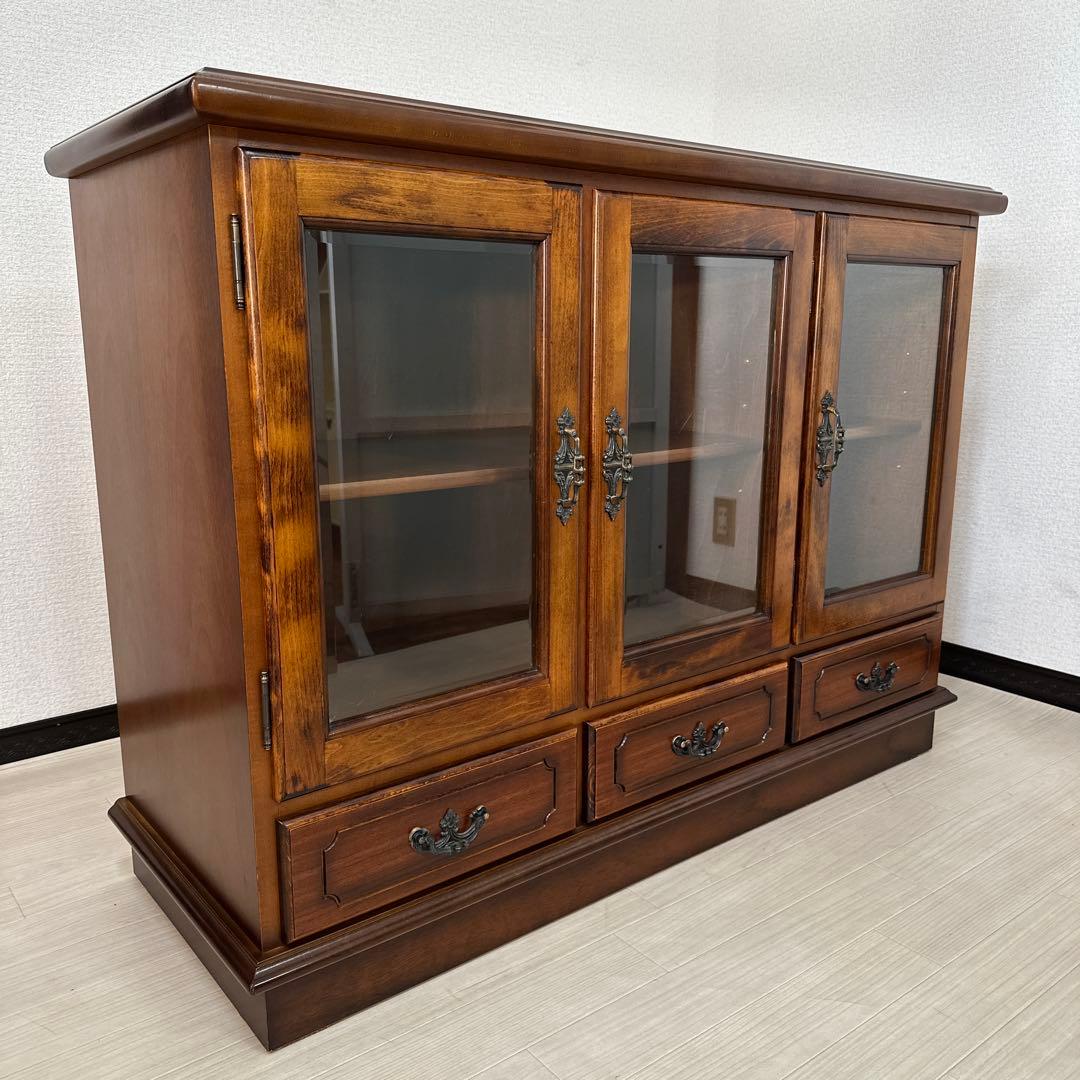 【展示品】カリモク コロニアル サイドボード キャビネット リビングボードi1※