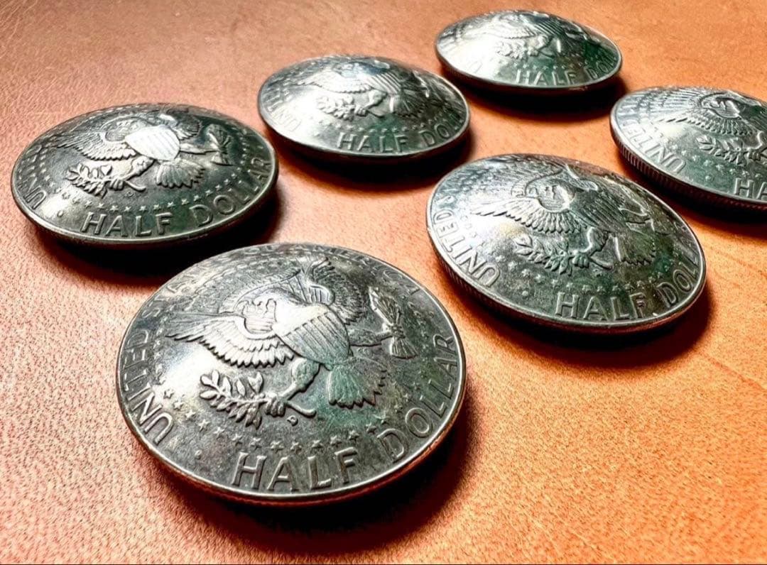 funny製　シルバー　HALF DOLLAR 6枚セット