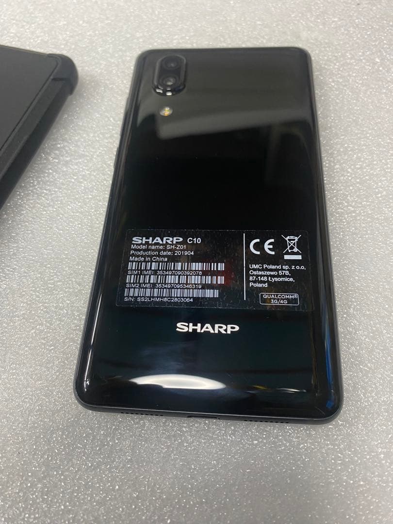 SHARP AQUOS アクオスC10 ブラック 本体