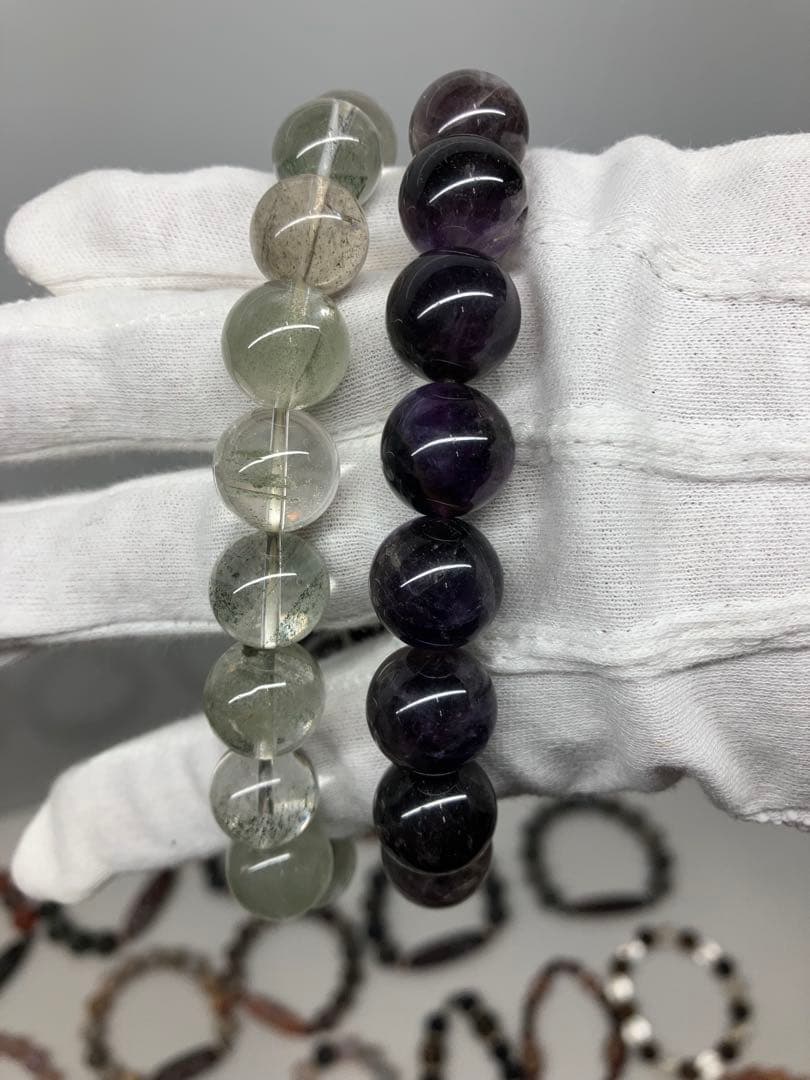 天珠と天然石のブレスレット　大珠 まとめ売り　パワーストーン　希少物