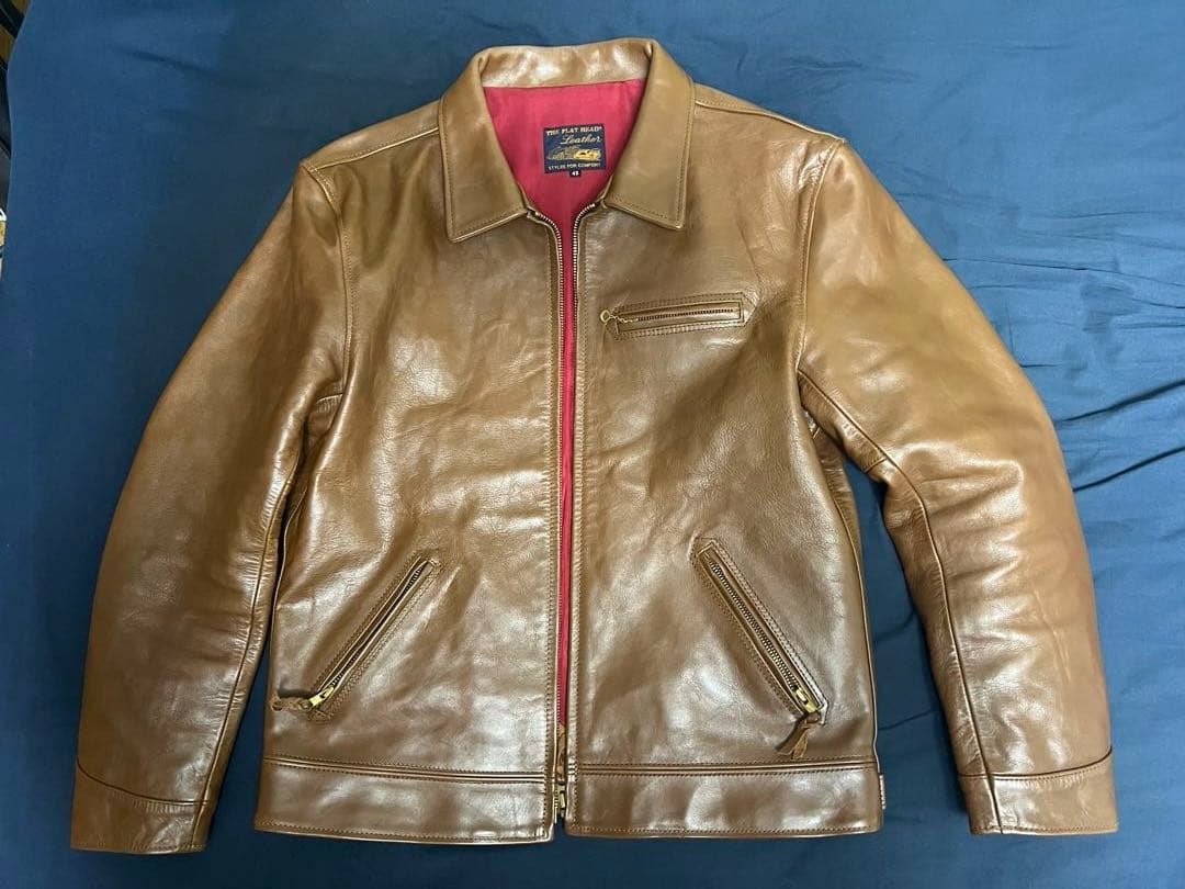 THE FLAT HEAD シングルライダースジャケット　サイズ42