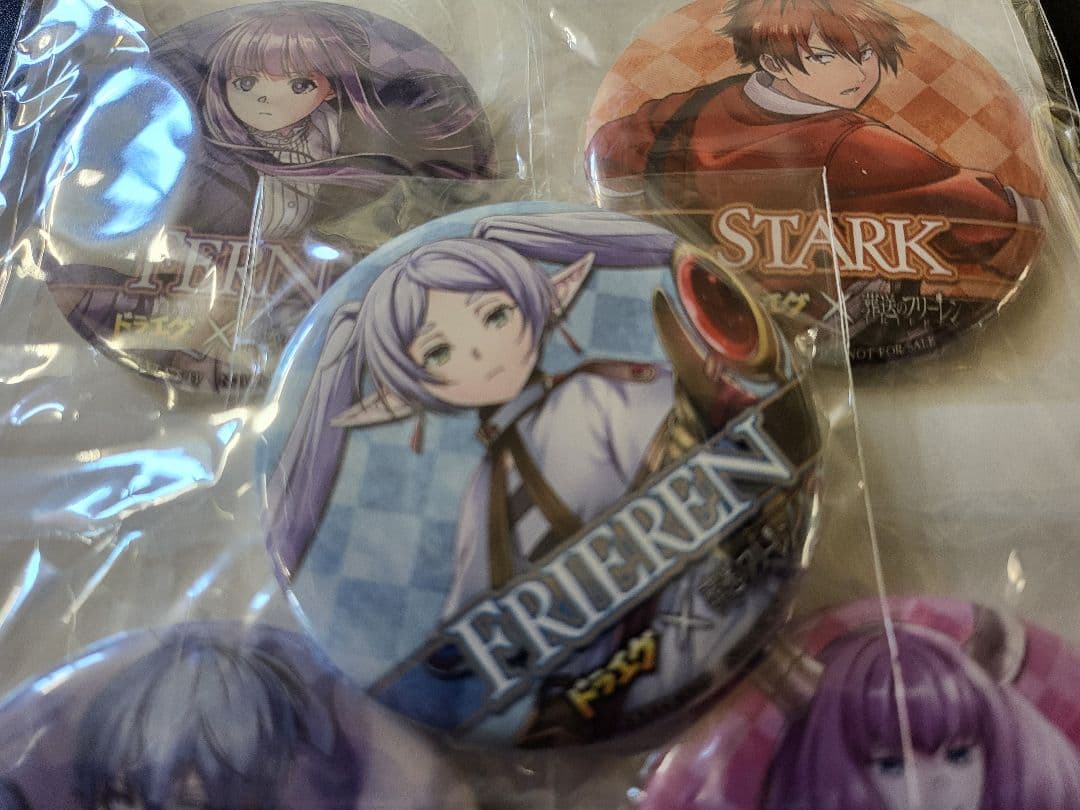 「葬送のフリーレン」 「ドラゴンエッグ」 コラボ缶バッジ 5個セット