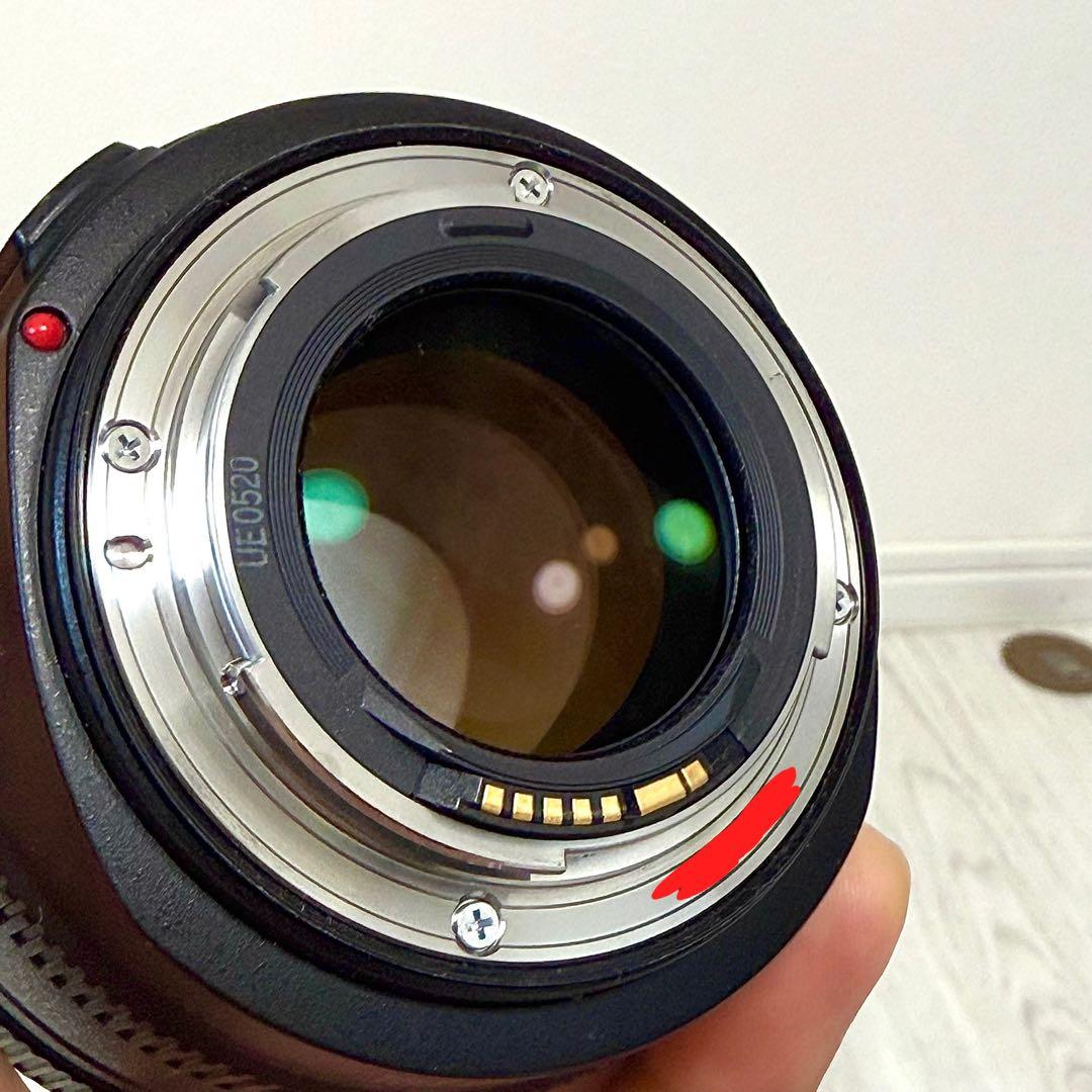 Canon 50mm f/1.2L レンズ ES-78付き