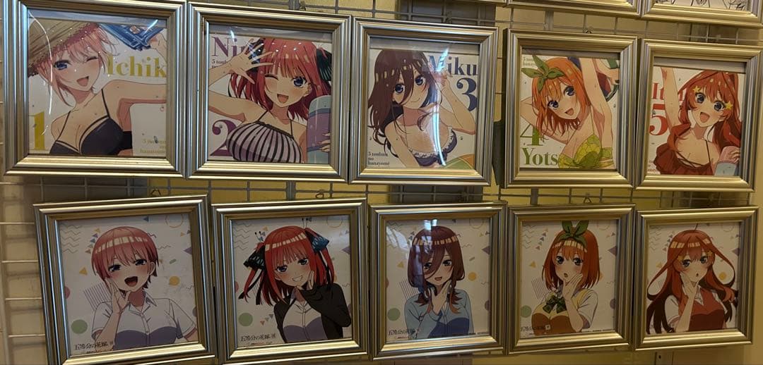 五等分の花嫁 色紙セット