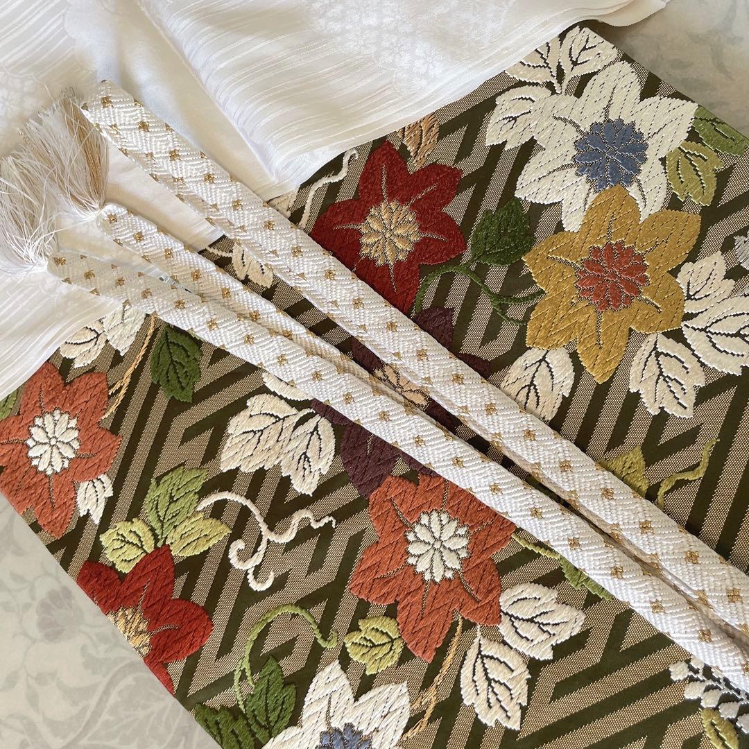 訪問着　フルセット　菊　萩　桔梗　叩き染　金彩加工　入学式　卒業式　七五三　P4