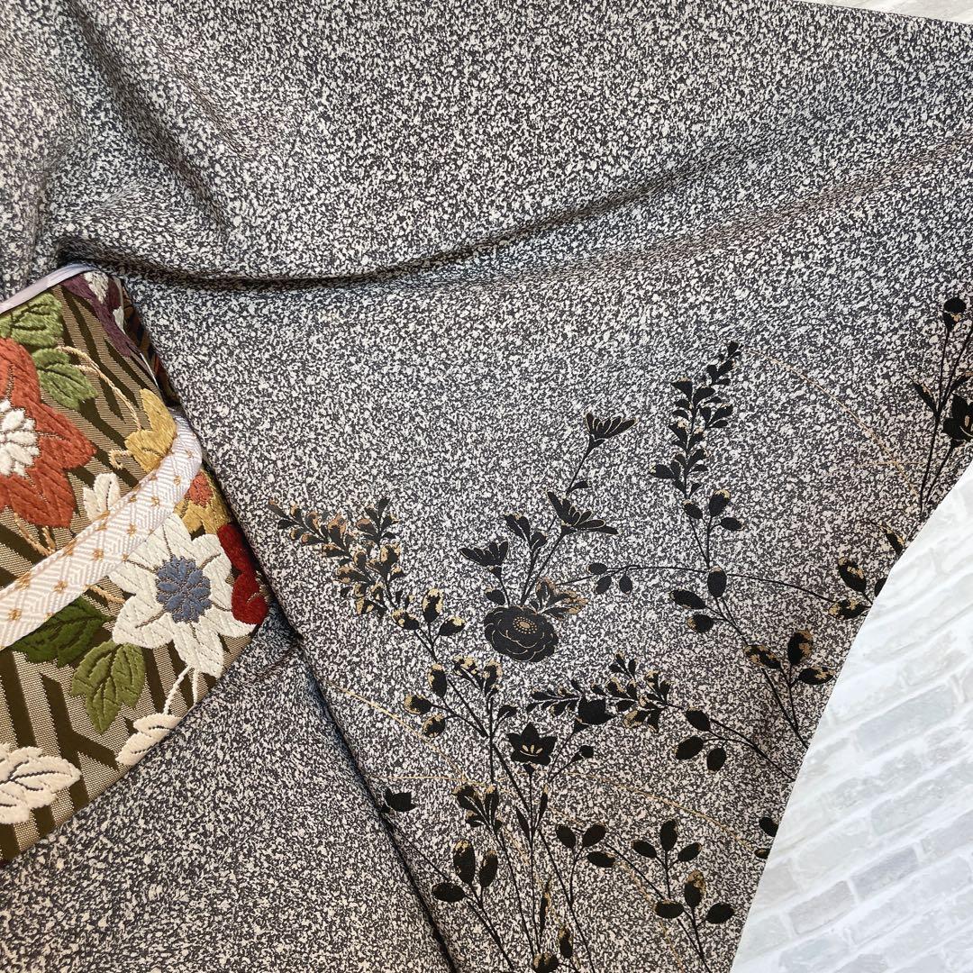 訪問着　フルセット　菊　萩　桔梗　叩き染　金彩加工　入学式　卒業式　七五三　P4