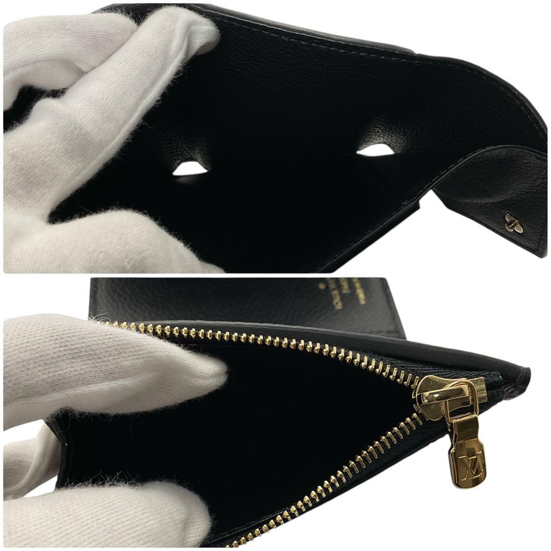 【星】IC ヴィトン財布　モノグラムアンプラント　ポルトフォイユゾエ　ノワール
