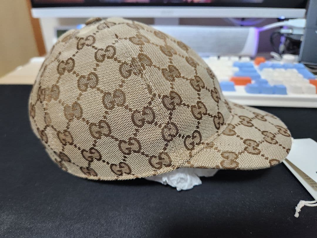 グッチ キッズ GGキャンバス ベースボールキャップ　子供帽子　グッチ帽子