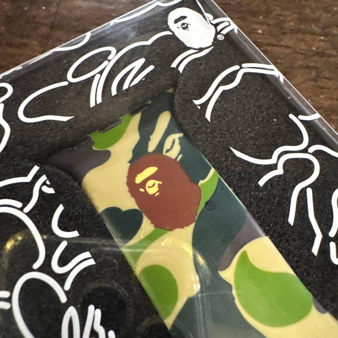 A BATHING APE グリーン ラバーベルト Lサイズ 即完売