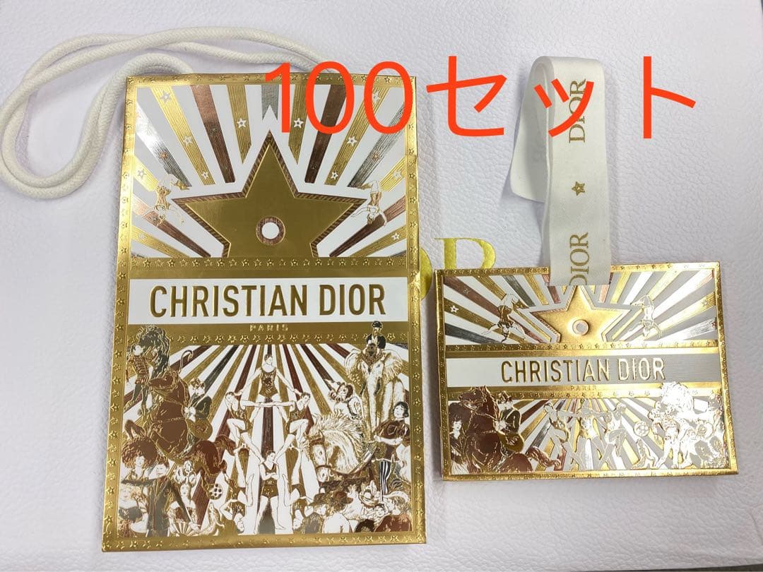 CHRISTIAN DIOR ショップ袋 100セット