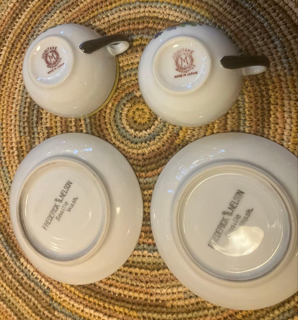 貴重オールドノリタケ　孔雀デザインおままごとセット