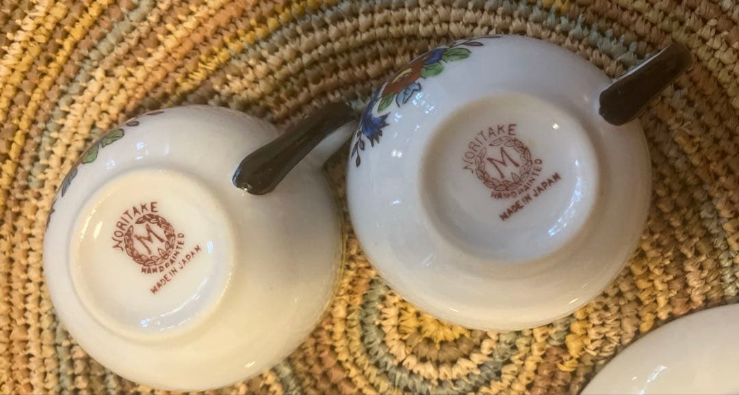 貴重オールドノリタケ　孔雀デザインおままごとセット