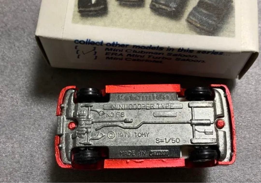 トミカ ミニクーパー トラフィック特注 ERAターボ メタリックレッド