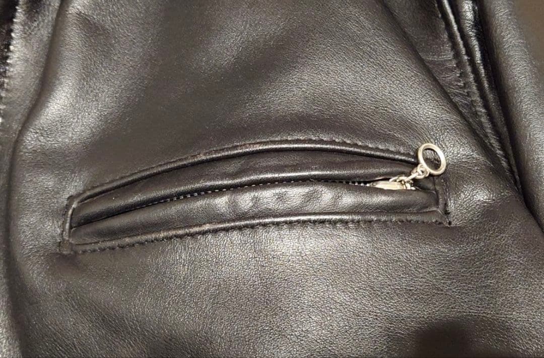 美品　schott641 40インチ　シングルライダース　インナーボア付