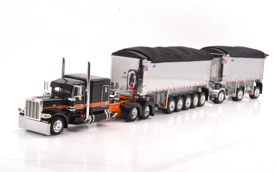 ミシガン31フィート&20フィート・エンドダンプ・トレーラー(ブラック)