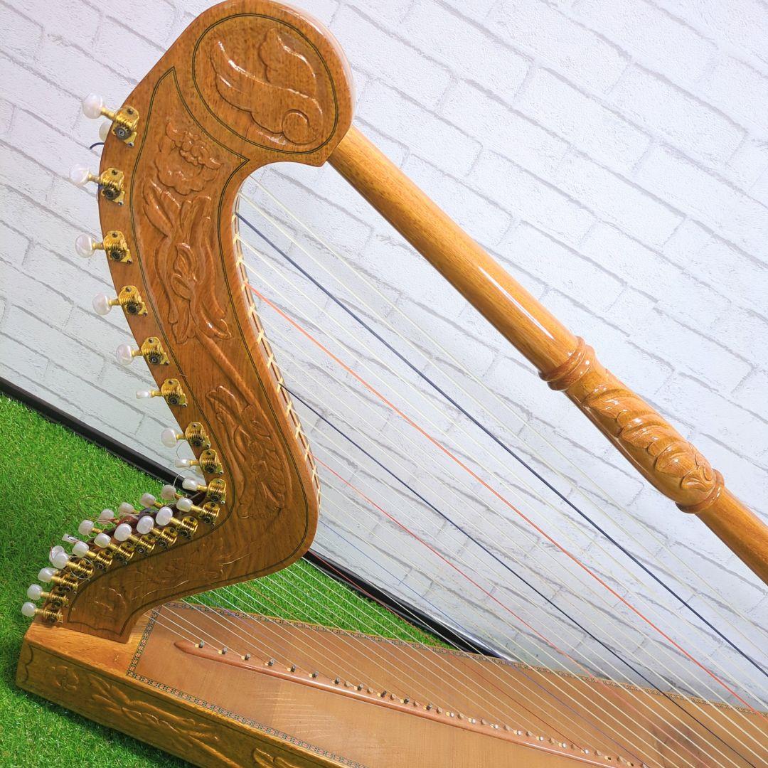 アルパ ハープ 37弦 本体　Paraguayan Harp