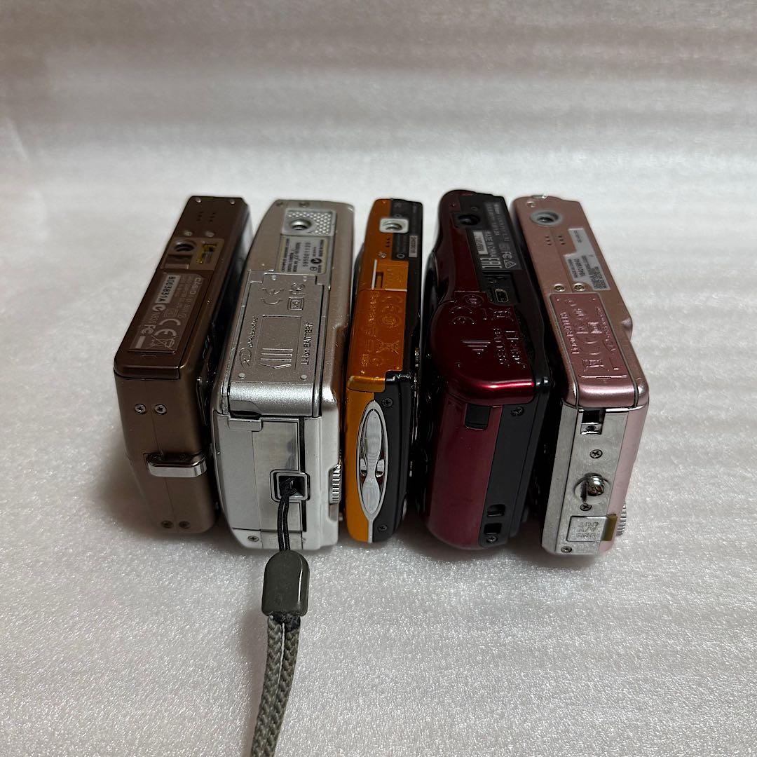コンパクトデジタルカメラ 5台セット　オリンパス・ニコン・カシオ　ジャンク