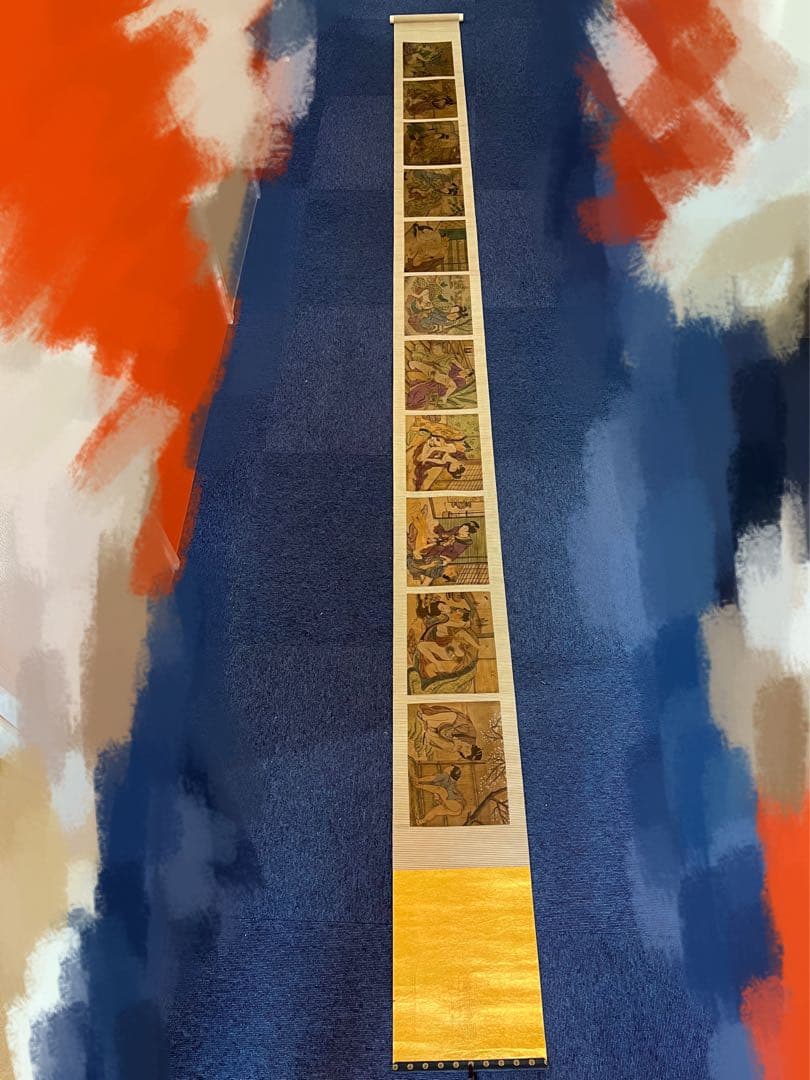 1058 骨董　古美術　春画　巻物　希少　時代物