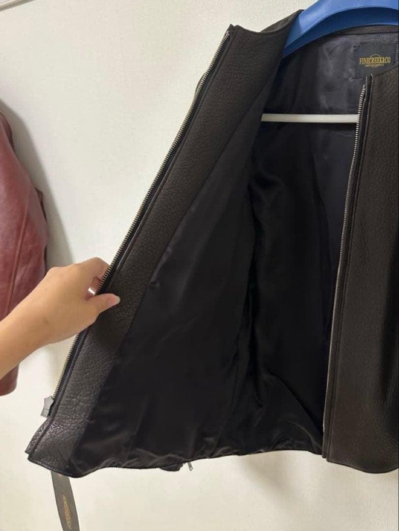 【未使用】FINE CREEK LEATHERS バド　ディアスキン　42サイズ