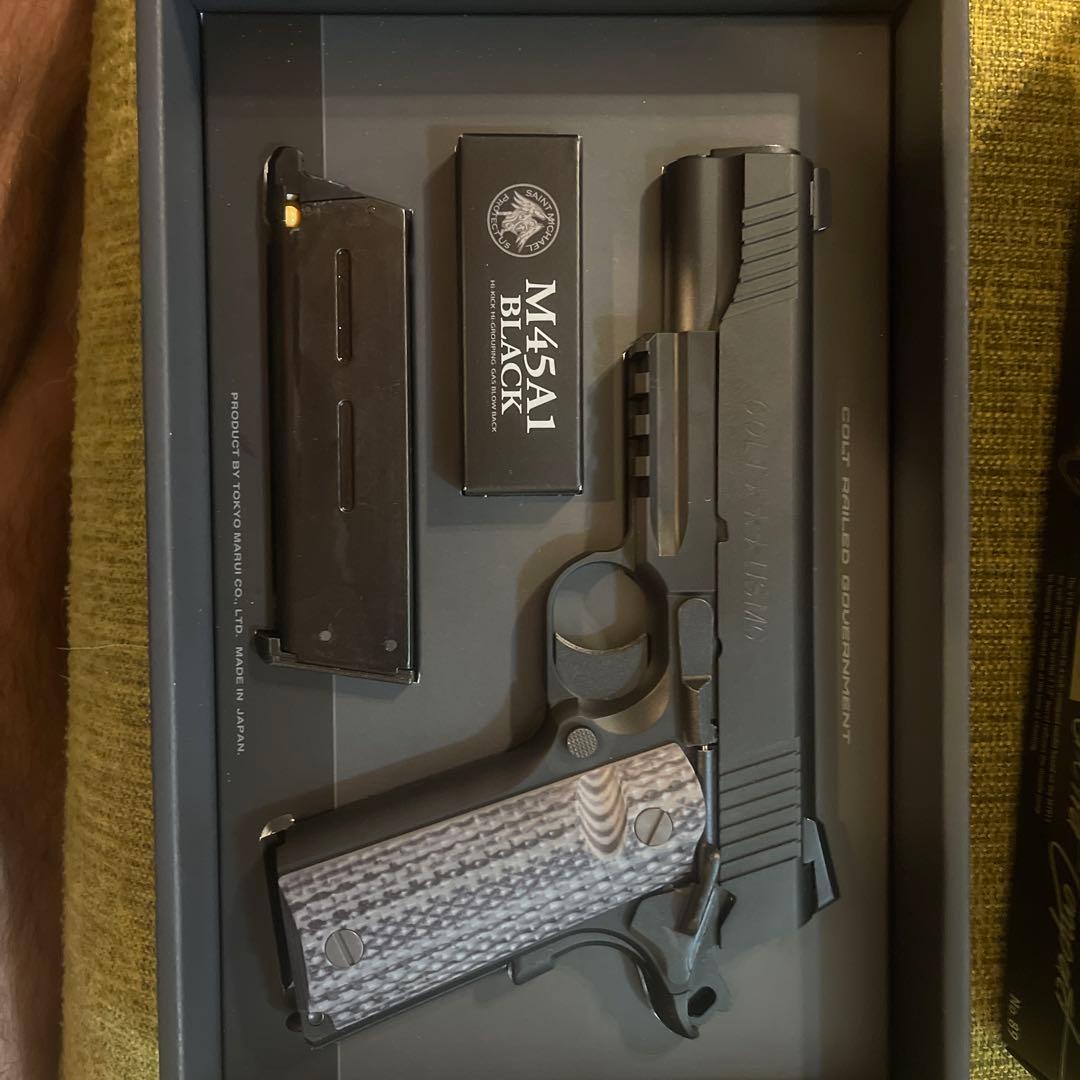 極美品　東京マルイM45A1 BLACK ガスガン　トイガン