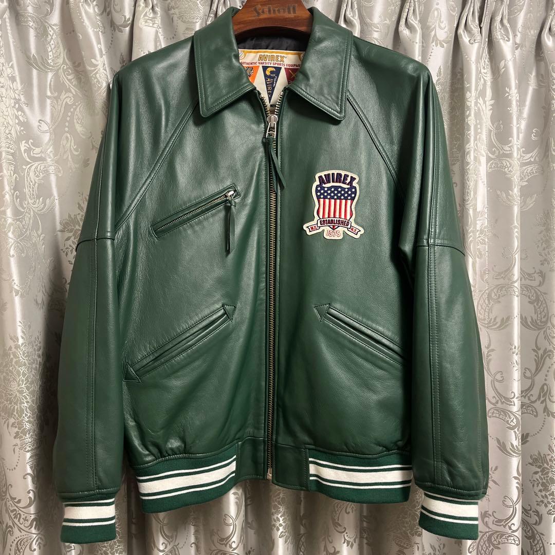 ジャケット・アウター AVIREX LIGHT SIGNATURE VARSITY JACKET