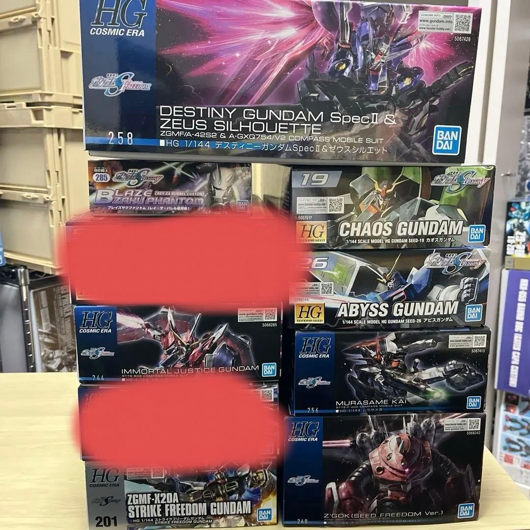 HG ガンプラ　まとめ売り　SEED 8点