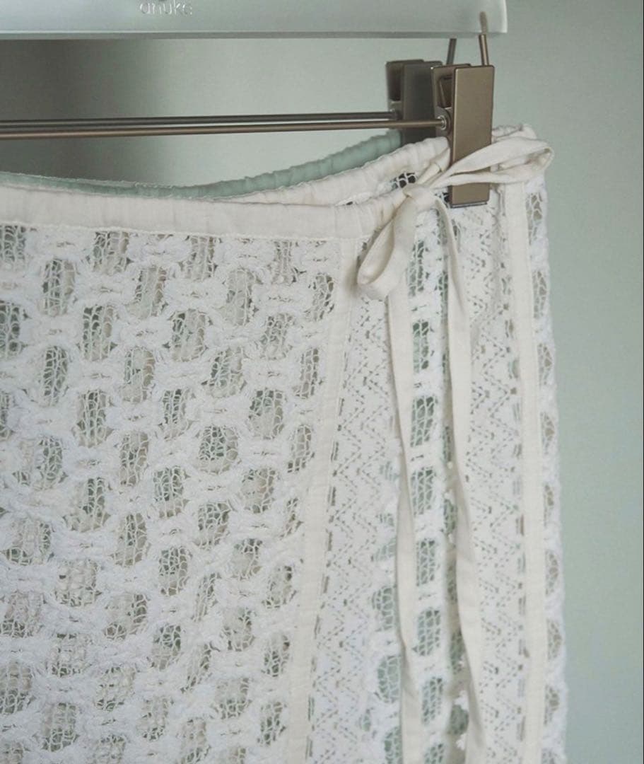 スカート anuke Lace Wrap Skirt