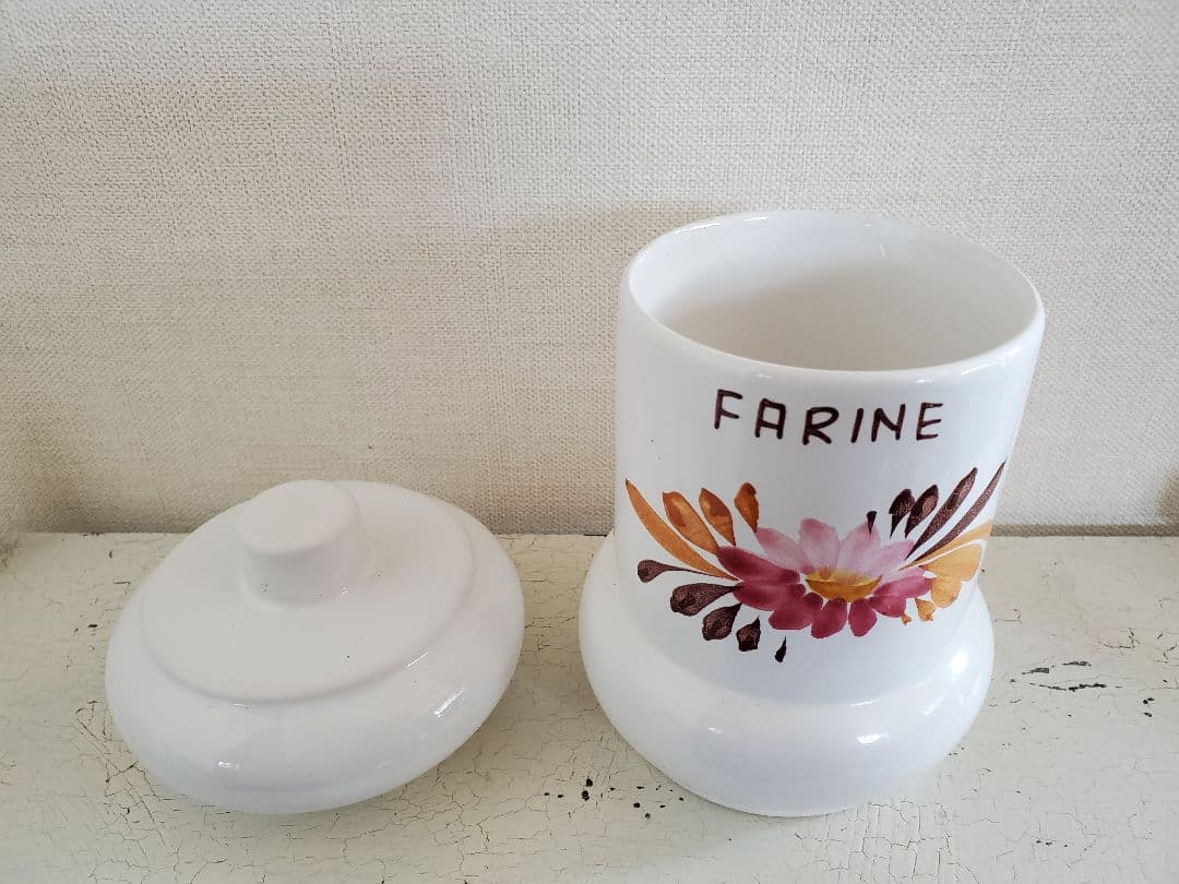 フランスアンティーク　キャニスター