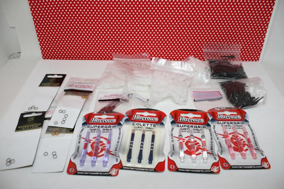 ★ダーツ大量セット★タングステンバレル、シャフト、フライト、フライトリング他
