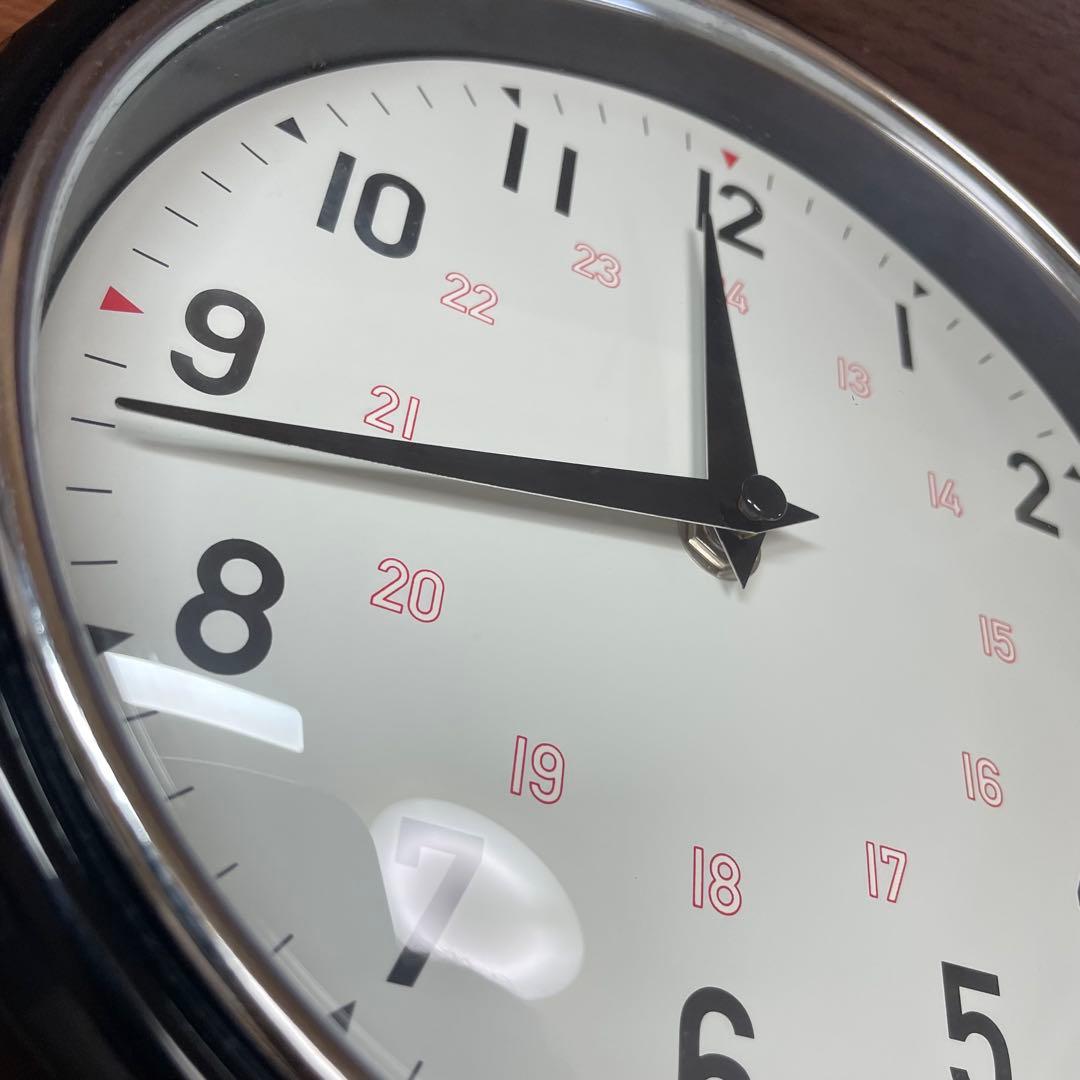 【希少】ジャーナルスタンダード 掛け時計 黒 GENT WALL CLOCK