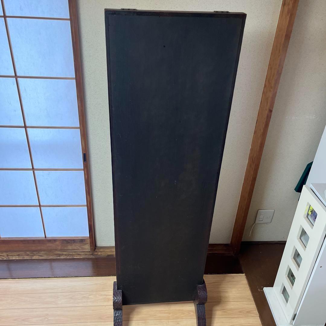 鎌倉彫　姿見　鏡　ミラー