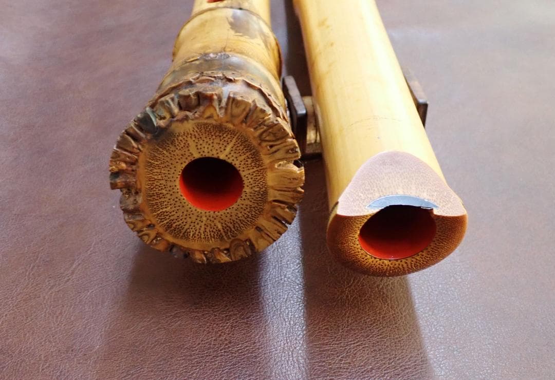 尺八 深水銘 都山流 一尺八寸 長さ約54.5センチ 重さ約484グラム