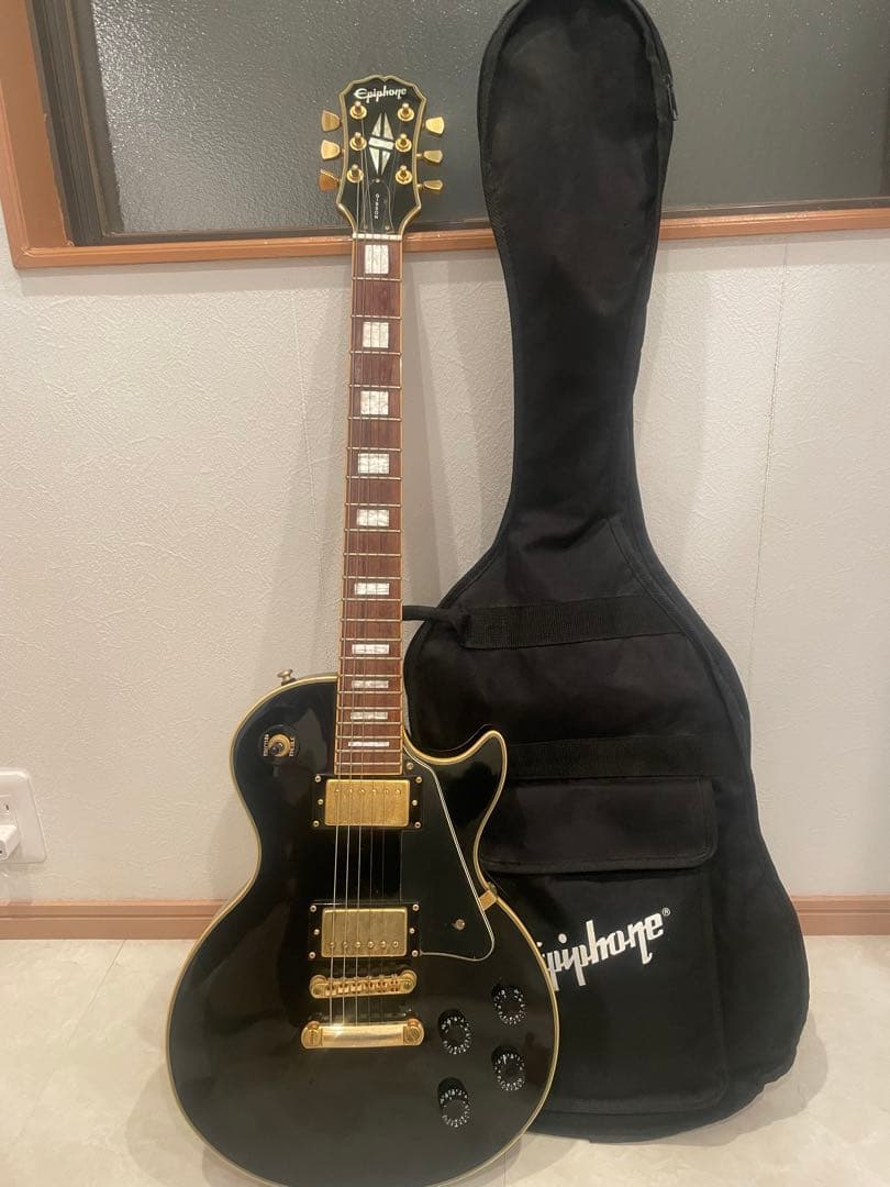 Fシリアル Epiphone レスポールカスタム ブラック