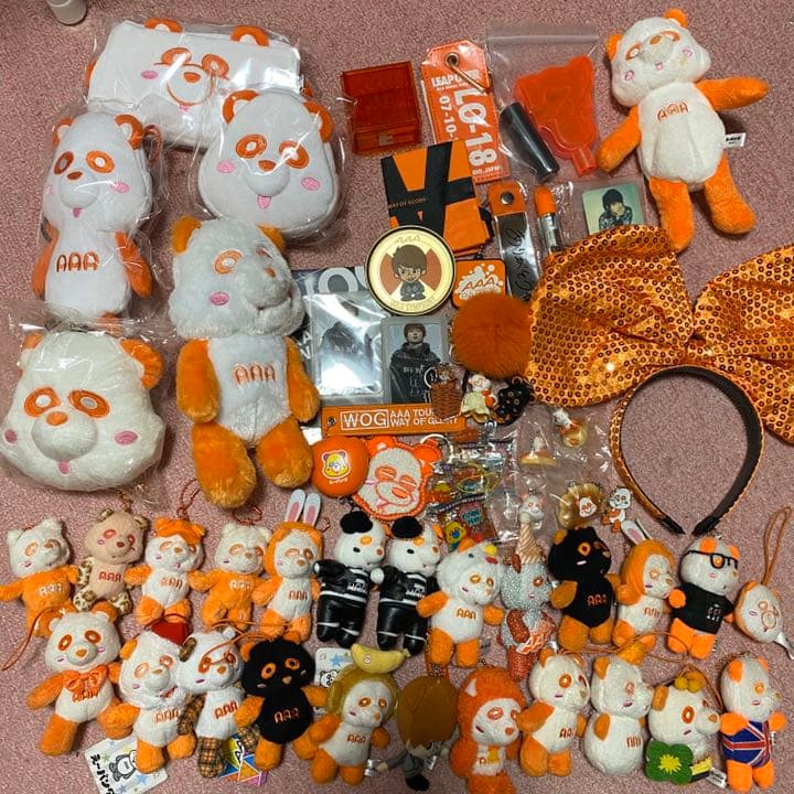 AAA グッズ 橙セット