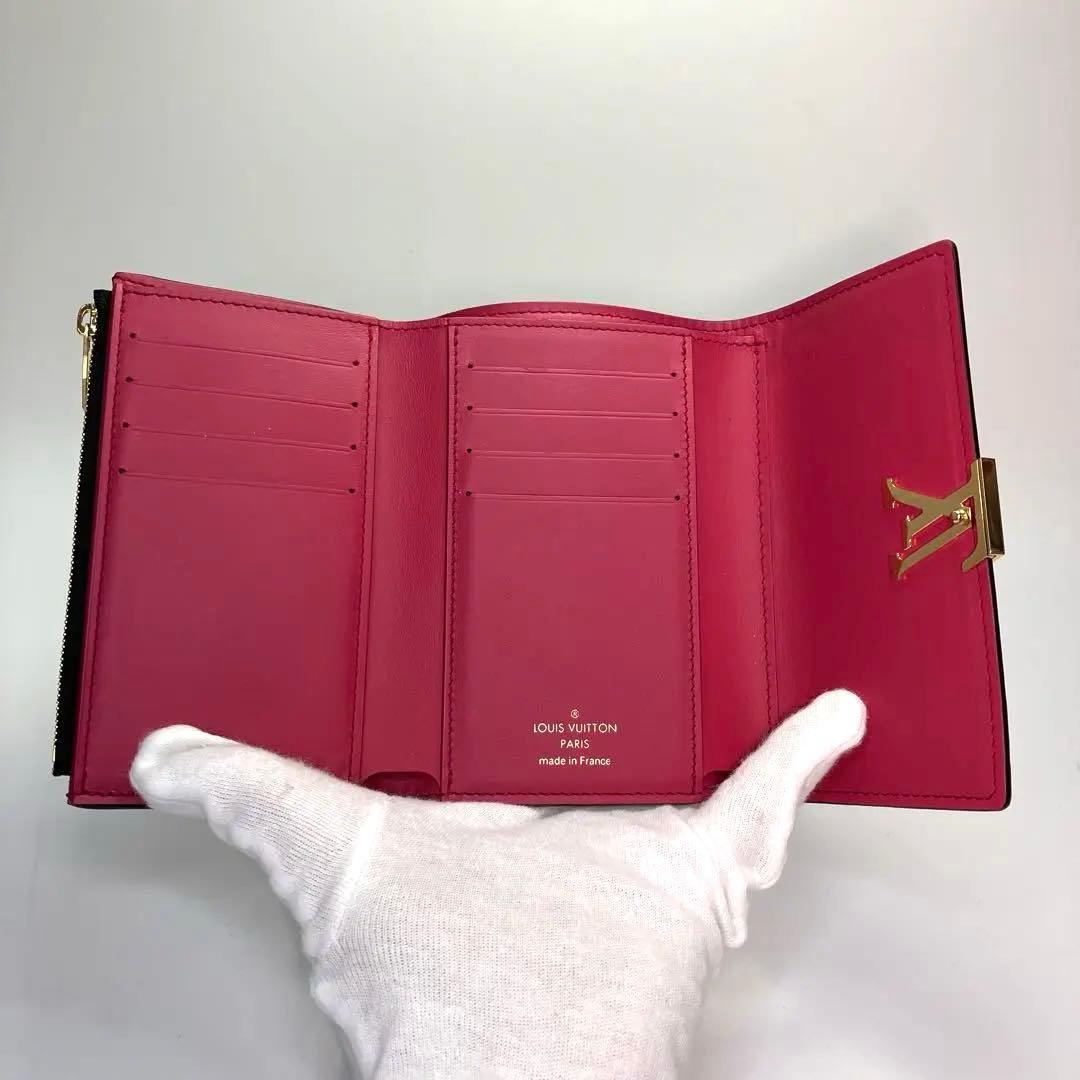 【極美品】ルイヴィトン ポルトフォイユ カプシーヌ コンパクト　マリーヌルージュ