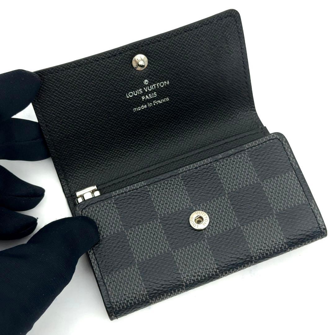 【新品に近い】ルイヴィトン キーケース ダミエ グラフィット ミュルティクレ6