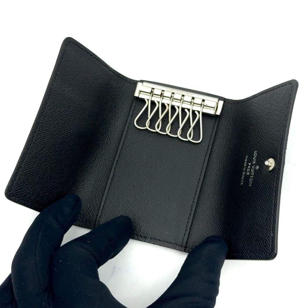【新品に近い】ルイヴィトン キーケース ダミエ グラフィット ミュルティクレ6