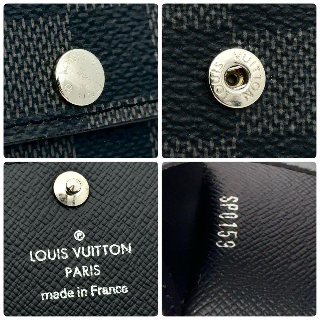 【新品に近い】ルイヴィトン キーケース ダミエ グラフィット ミュルティクレ6